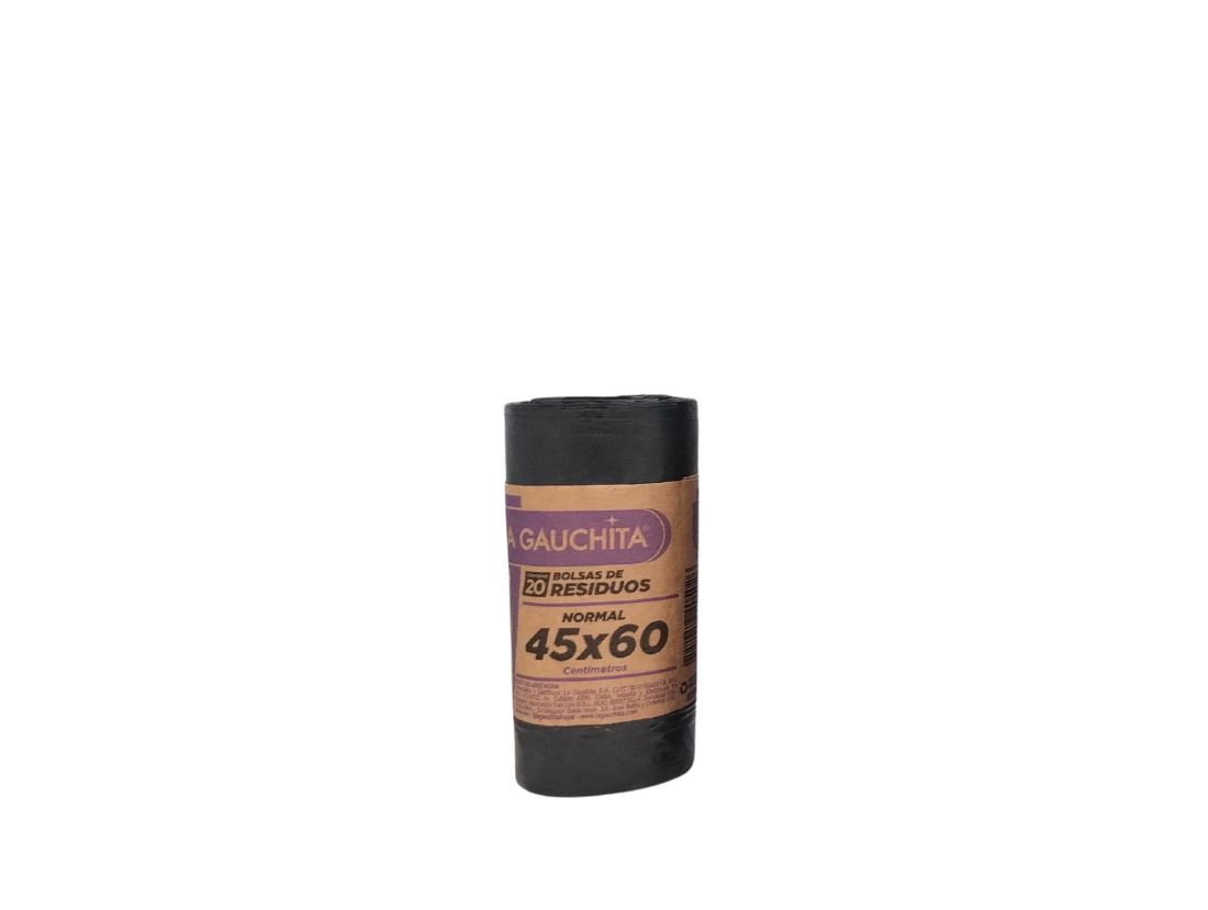 Bolsa residuo La Gauchita rollo 45x60 Normal